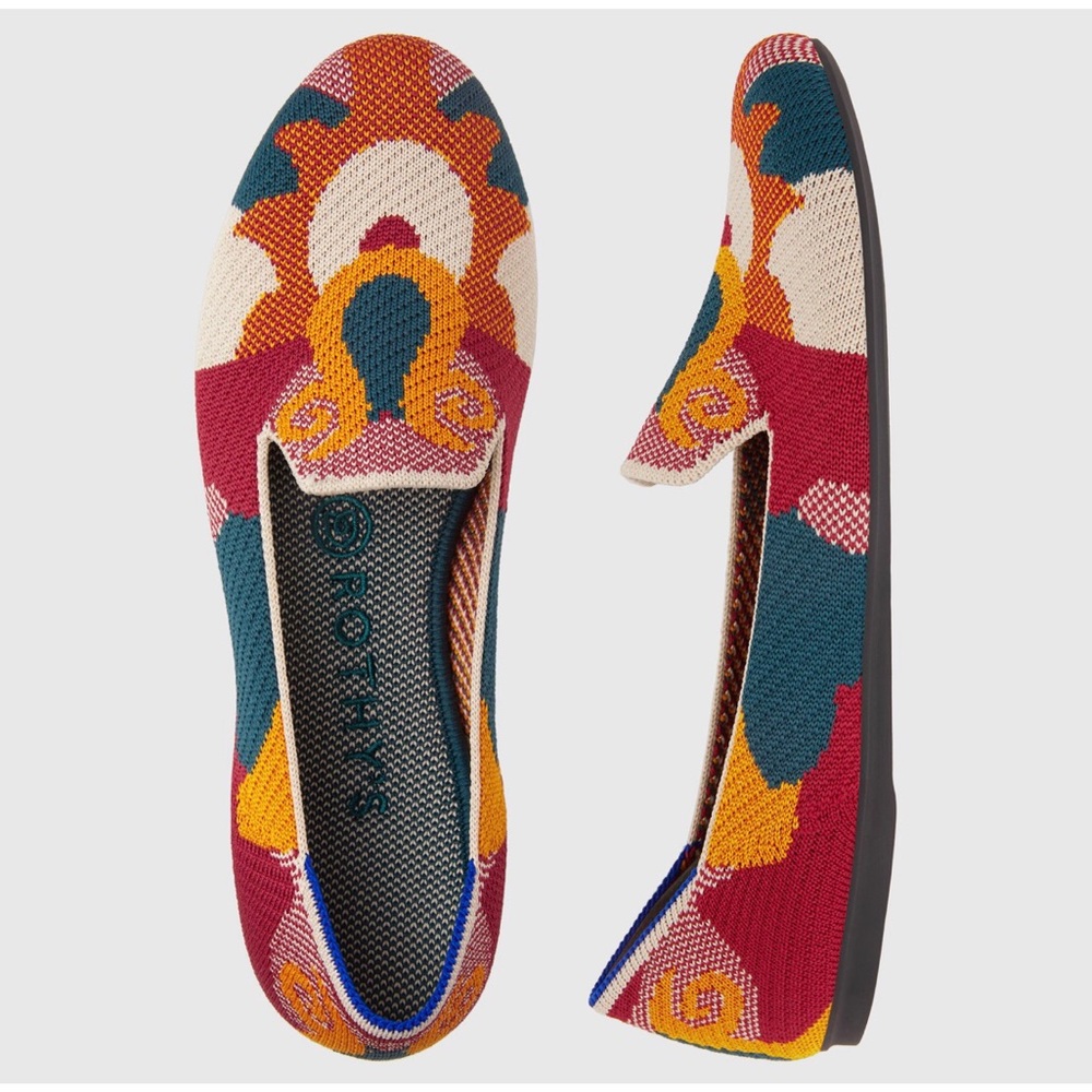 Like new Rothy’s ikat Moroccan Amber size 7.5